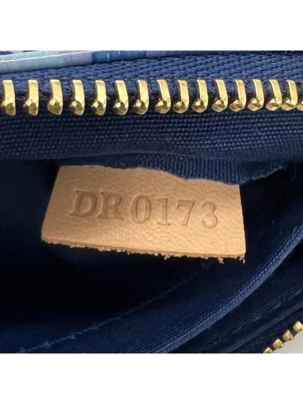 Louis Vuitton Monogram Vernis Accessoires Ikat Flower Shoulder Bag Blue Gold